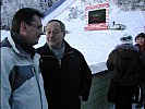 Verteidigungsminister Darabos und Bundesrat Schmid in Wengen.
