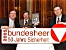 Die Herausgeber Walter Blasi, Erwin A. Schmidl und Felix Schneider mit ihrem neuen Band.