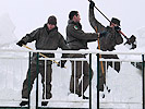 Soldaten des steirischen Jägerbataillons 18 im Schnee-Einsatz in Kärnten.