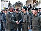 Neben Vertretern der Politik gratulierten auch der Militärkommandant und der Kommandant der 7. Jägerbrigade zum Abschluss der Ausbildung.