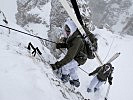 Die Gebirgssoldaten kämpften bei der Edelweiss Raid 2009 mit Fels und Eis in den Tuxer Alpen.