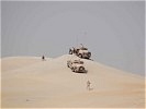Training: Fahren in der Wüste.