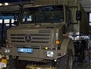 Der Unimog von Mercedes wurde zum militärischen Offroader des Jahres gekürt.