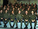 97 Soldaten des ISAF Kontingentes bildeten das Publikum
