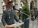 Oberst Zöllner gratulierte Franz Wegart zum 90er.