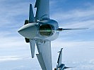 Die österreichischen Eurofighter werden am steirischen Himmel für Action sorgen.