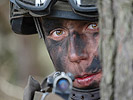 Ein Soldat des J&auml;gerbataillons 18