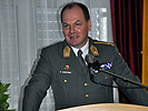 Brigadekommandant, Brigadier Gerhard Christiner, bei seiner Ansprache. (Bild öffnet sich in einem neuen Fenster)