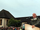 Verteidigungsminister Gerald Klug bei seiner Ansprache in Dobl. (Bild öffnet sich in einem neuen Fenster)