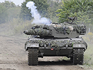 Kampfpanzer Leopard im Gefecht