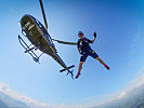 Fallschirm-Zielspringen im Thalgau. (Bild öffnet sich in einem neuen Fenster)