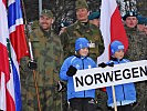 Die Norwegische Delegation. (Bild öffnet sich in einem neuen Fenster)