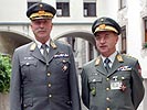 General Roland Ertl und General i.R. Dr. Friedrich Hötzl. (Bild öffnet sich in einem neuen Fenster)