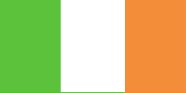 Irland-Flagge