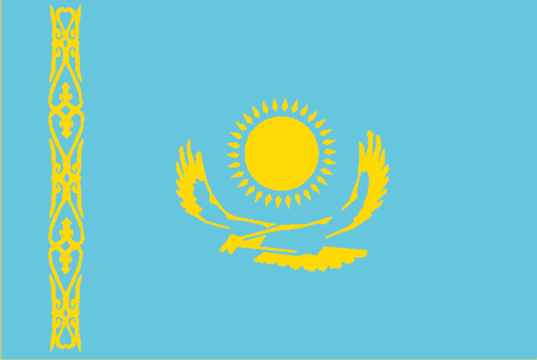 Kasachstan-Flagge