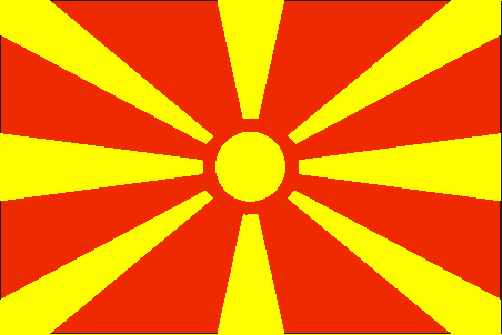 Mazedonien EJR-Flagge