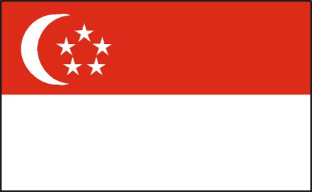 Singapur-Flagge