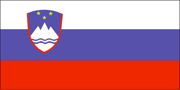 Slowenien-Flagge