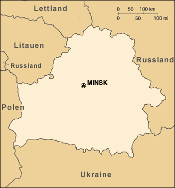 Belarus-Karte