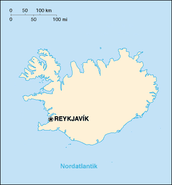 Island-Karte