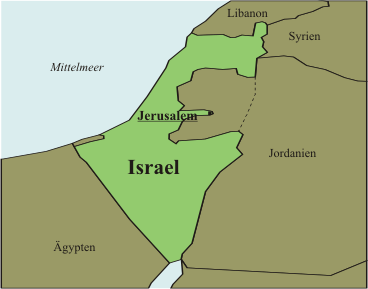 Israel-Karte