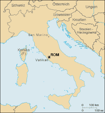 Italien-Karte