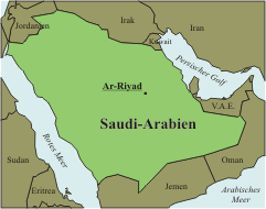 Saudi-Arabien-Karte