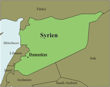 Syrien-Karte