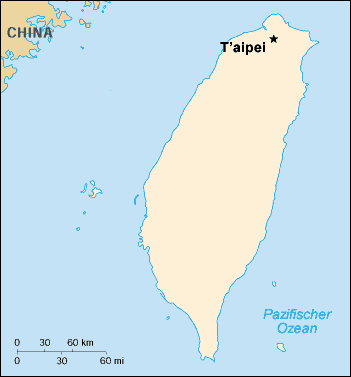 Taiwan-Karte