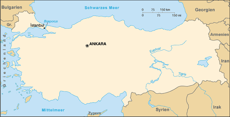Türkei-Karte