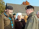 Höfler begrüßte Brigadier Prader von der 4. Panzergrenadierbrigade ... (Bild öffnet sich in einem neuen Fenster)