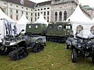 Die schneetauglichen Fahrzeuge der 6. Jägerbrigade. (Bild öffnet sich in einem neuen Fenster)