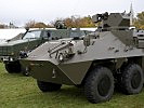 Der "Pandur"-Radpanzer und das Allschutzfahrzeug "Dingo" 2. (Bild öffnet sich in einem neuen Fenster)
