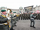 Die Militärmusik Niederösterreich sorgt für den musikalischen Rahmen. (Bild öffnet sich in einem neuen Fenster)