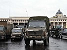 Die Militärfahrzeuge bringen das Gerät auf den Heldenplatz. (Bild öffnet sich in einem neuen Fenster)