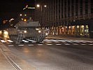 Nicht alltäglich - der Kampfpanzer "Leopard" auf der Ringstrasse. (Bild öffnet sich in einem neuen Fenster)