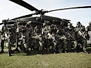 Die Soldaten des Jägerbataillons 25 sind Teil der "Airborne Community". (Bild öffnet sich in einem neuen Fenster)