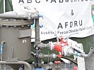 Die Trinkwasseraufbereitungsanlage der ABC-Truppe steht bereit. (Bild öffnet sich in einem neuen Fenster)