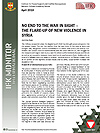 IFK Monitor International 46 - No end to the war in sight - the flare-up of new violence in Syria