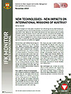 IFK Monitor International 57 - New Technologies - New Impacts on International Missions of Austria?