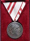 Österreichische Olympiamedaille 1964. (Bild öffnet sich in einem neuen Fenster)