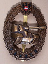Panzerfahrer- Bewährungs- abzeichen Bronze. (Bild öffnet sich in einem neuen Fenster)