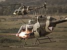 6.9.: Bell OH-58 "Kiowa" trainieren in Ungarn. (Bild öffnet sich in einem neuen Fenster)
