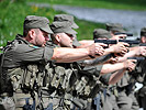 6.9.: Milizsoldaten der Jägerkompanie Deutschlandsberg beim Training. (Bild öffnet sich in einem neuen Fenster)