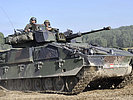 7.9.: Ein Schützenpanzer "Ulan" während der Übung "Handwerk 09". (Bild öffnet sich in einem neuen Fenster)