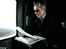 10.5.: Bundespräsident Fischer in einem Hubschrauber des Bundesheeres. (Bild öffnet sich in einem neuen Fenster)