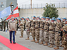 12.12.: Bundespräsident Van der Bellen bei der UNIFIL-Truppe. (Bild öffnet sich in einem neuen Fenster)