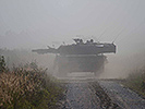 15.9.: Ein Kampfpanzer "Leopard" 2A4 in Allentsteig. (Bild öffnet sich in einem neuen Fenster)