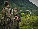 12.9.: In Kärnten üben Milizsoldaten den Ernstfall bei Terror-Bedrohungen. (Bild öffnet sich in einem neuen Fenster)