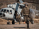 15.11.: Lufttransport-Übung mit kroatischen KFOR-Kameraden im Kosovo. (Bild öffnet sich in einem neuen Fenster)